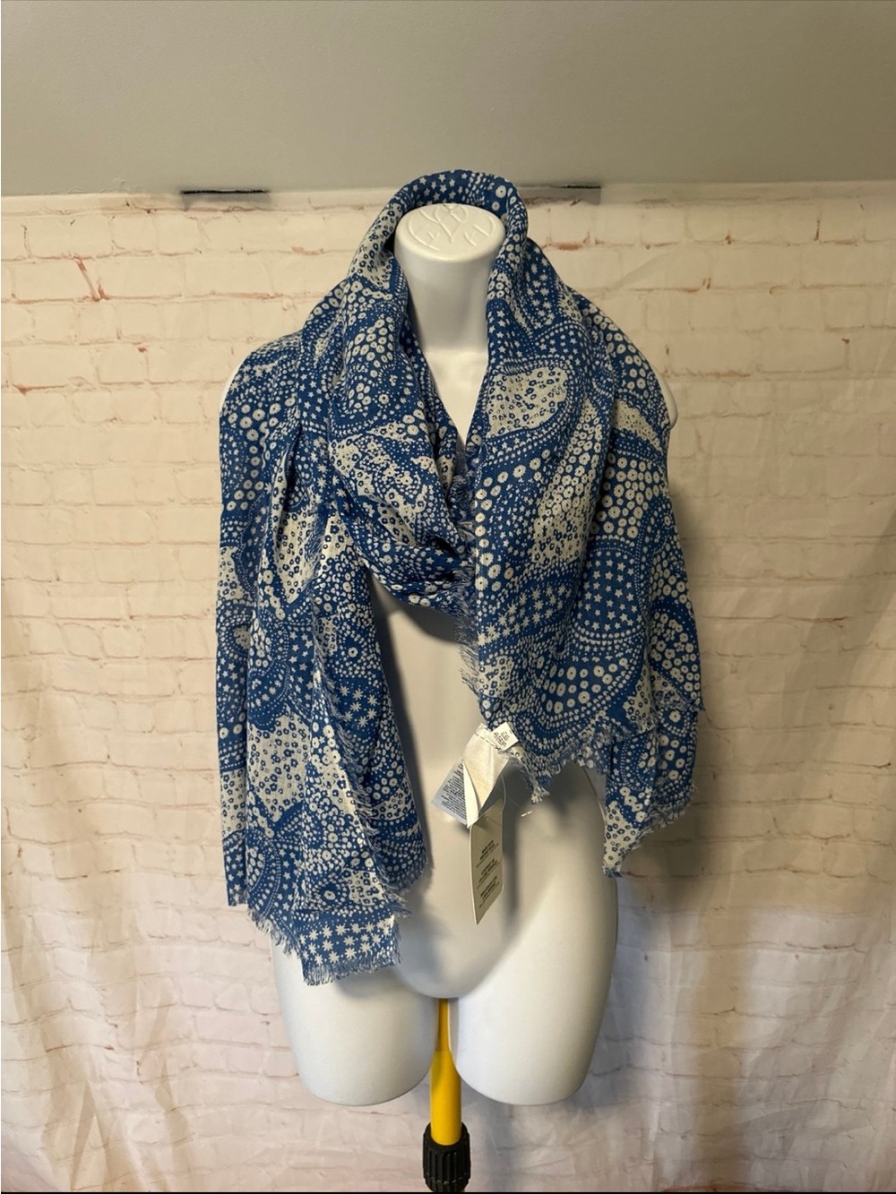 NWT Gap Paisley Fringe Ends Scarf